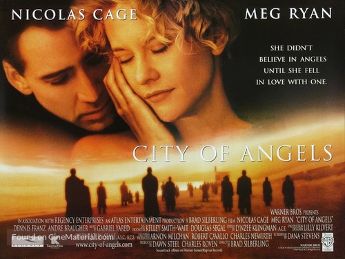 City Of Angels - British Movie Poster