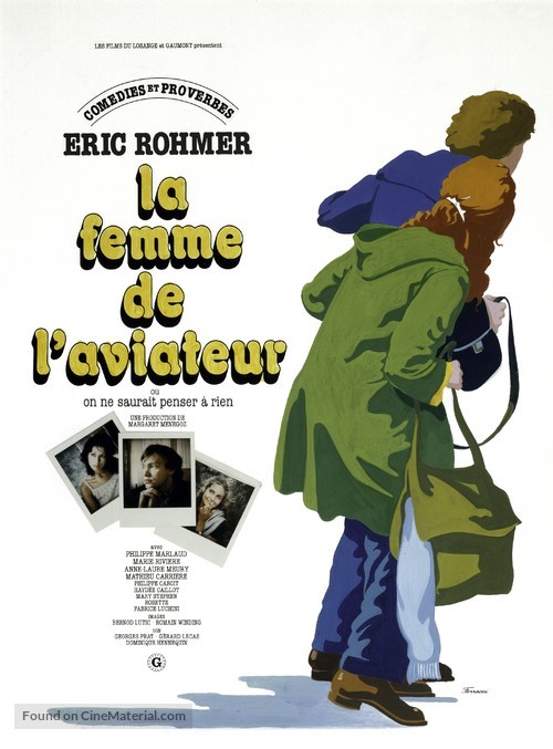 Femme de l&#039;aviateur, La - French Movie Poster
