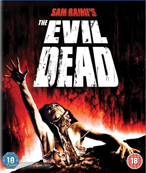 The Evil Dead - British Blu-Ray movie cover