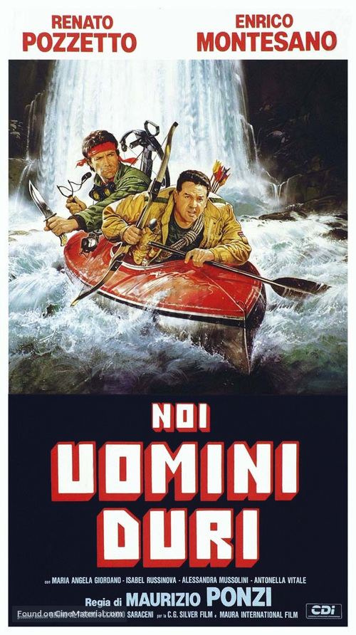 Noi uomini duri - Italian Theatrical movie poster