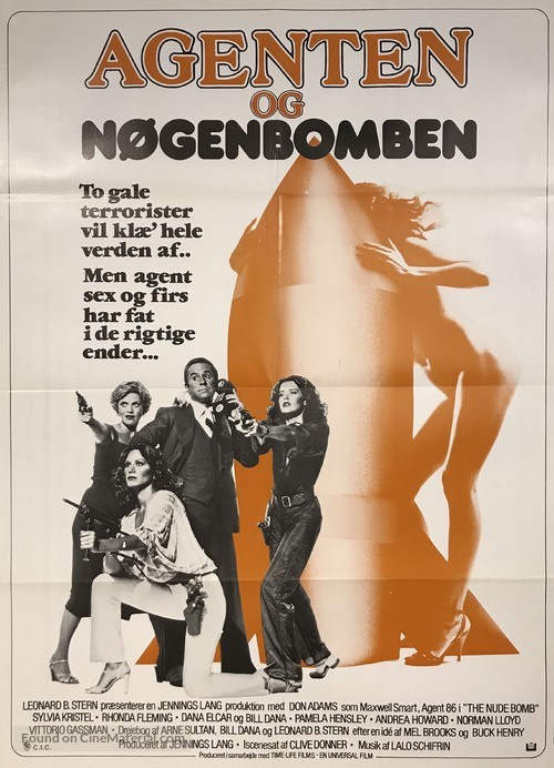 The Nude Bomb - Danish Movie Poster