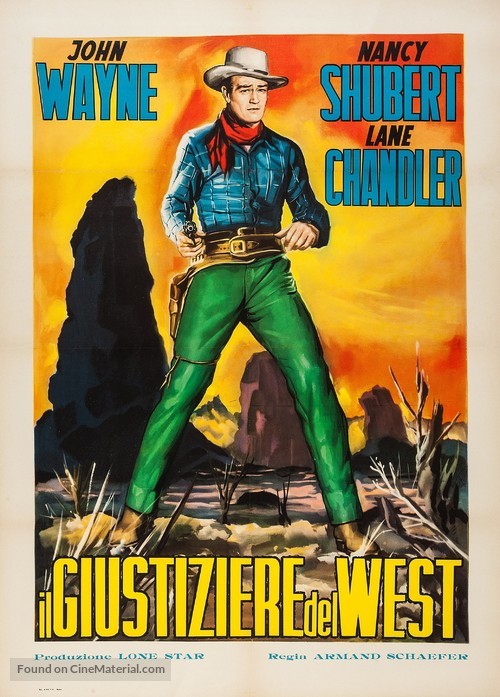 Sagebrush Trail - Italian Movie Poster