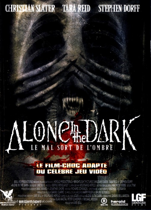 Alone in the Dark - French DVD movie cover