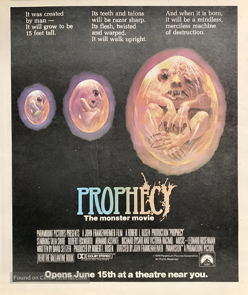 Prophecy - Movie Poster