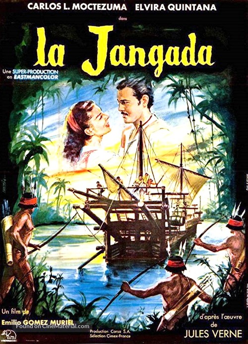800 leguas por el Amazonas o (La jangada) - French Movie Poster