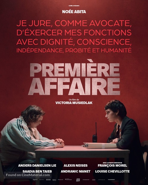 Premi&egrave;re affaire - French Movie Poster