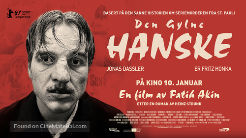 Der goldene Handschuh - Norwegian Movie Poster