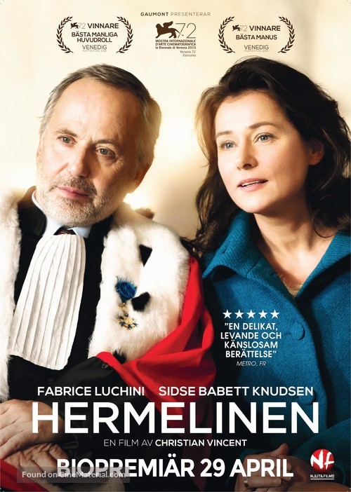 L&#039;hermine - Swedish Movie Poster