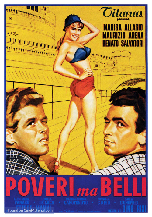 Poveri ma belli - Italian Movie Poster