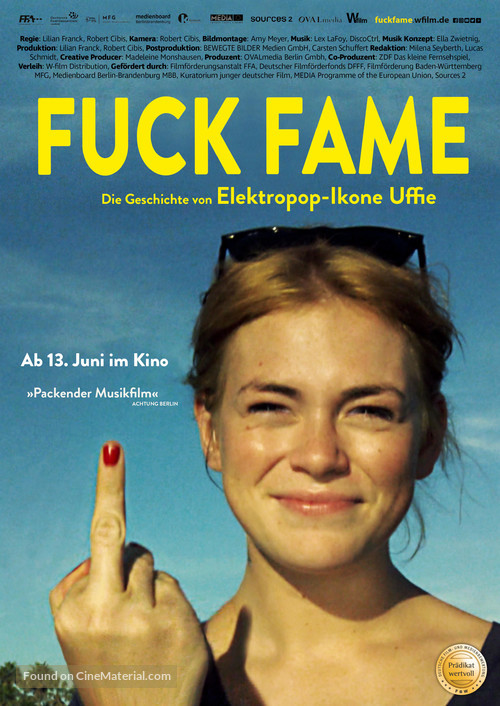 Fuck Fame - German Movie Poster