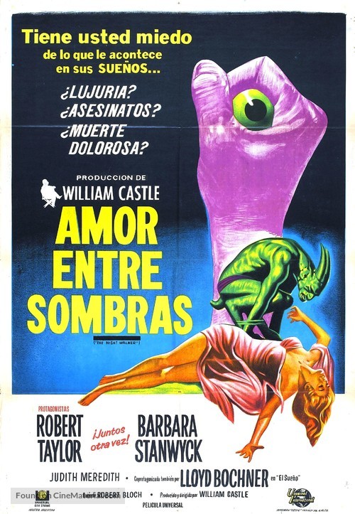 The Night Walker - Argentinian Movie Poster