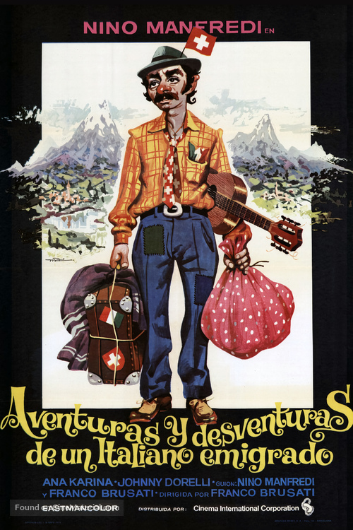 Pane e cioccolata - Spanish Movie Poster