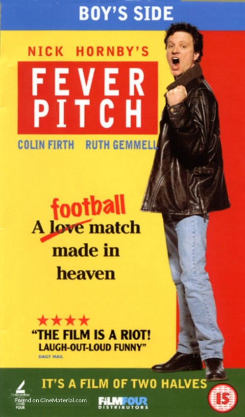 Fever Pitch - British VHS movie cover