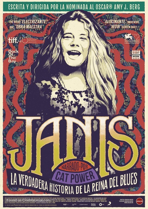 Janis: Little Girl Blue - Spanish Movie Poster