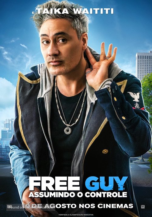 Free Guy - Brazilian Movie Poster