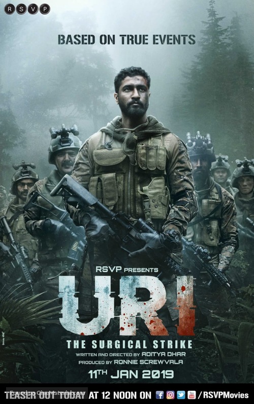 Uri: The Surgical Strike - Indian Movie Poster