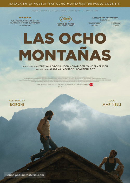 Le otto montagne - Spanish Movie Poster