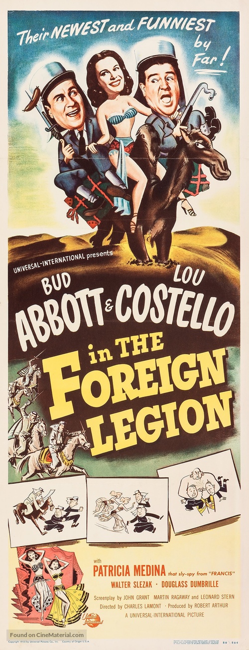 Abbott and Costello in the Foreign Legion - Movie Poster