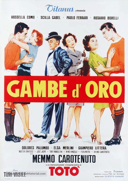 Gambe d&#039;oro - Italian Theatrical movie poster