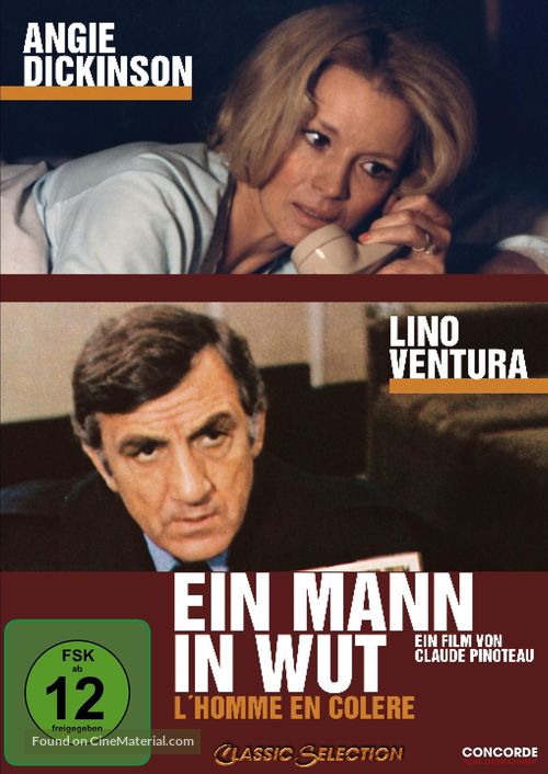 L&#039;homme en col&egrave;re - German Movie Cover