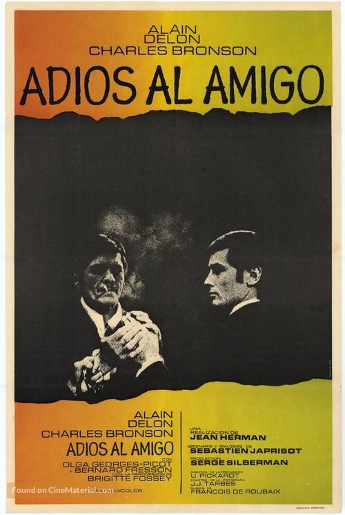 Adieu l&#039;ami - Argentinian Movie Poster