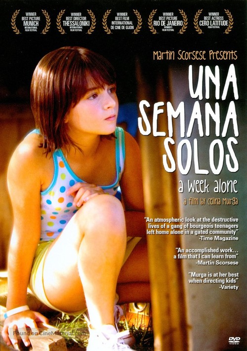 Una semana solos - DVD movie cover