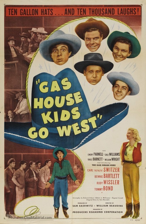 Gas House Kids Go West - Movie Poster