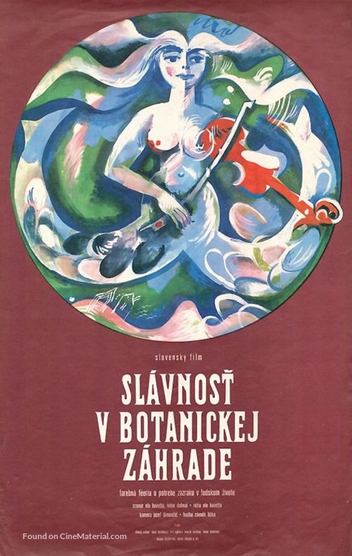 Sl&aacute;vnost v botanickej z&aacute;hrade - Czech Movie Poster