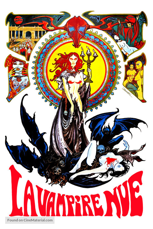 La vampire nue - French poster