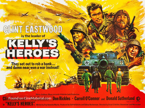Kelly&#039;s Heroes - British Movie Poster