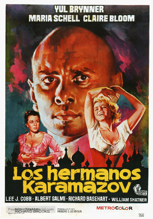 The Brothers Karamazov - Spanish Movie Poster