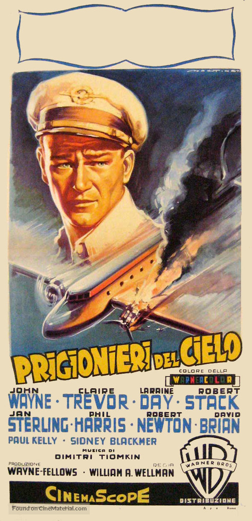 The High and the Mighty - Italian Movie Poster