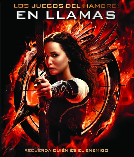 The Hunger Games: Catching Fire - Spanish Blu-Ray movie cover