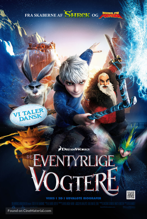 Rise of the Guardians - Danish Movie Poster