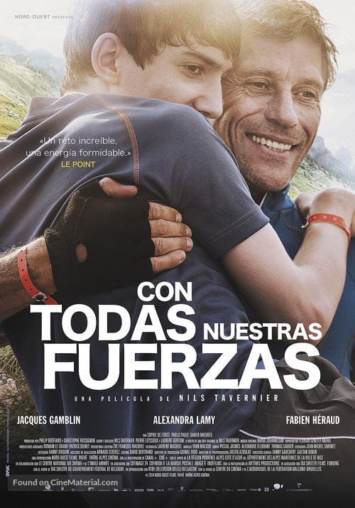 De toutes nos forces - Spanish Movie Poster