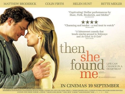 Then She Found Me - British Movie Poster