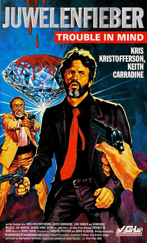 Trouble in Mind - German VHS movie cover