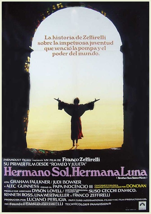 Fratello sole, sorella luna - Spanish Movie Poster