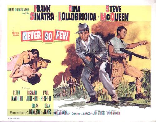 Never So Few - Theatrical movie poster