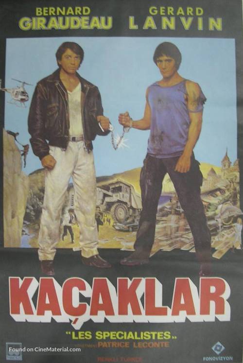 Sp&eacute;cialistes, Les - Turkish Movie Poster