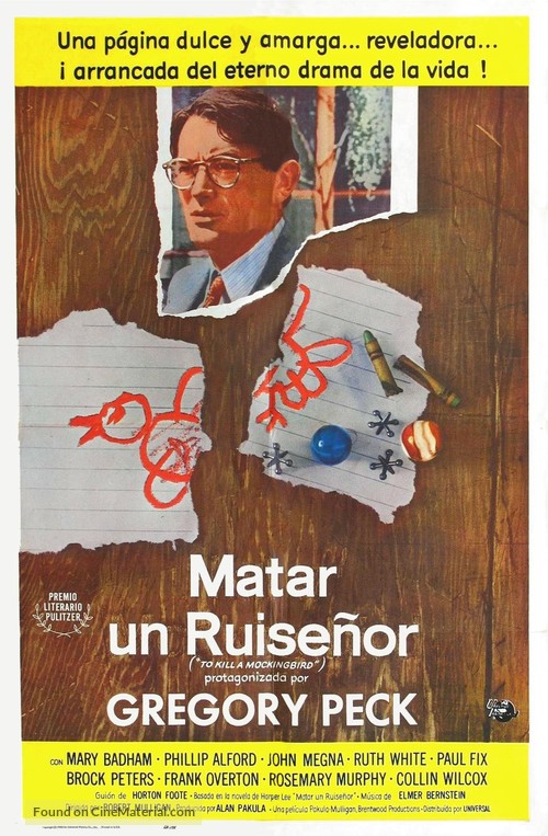 To Kill a Mockingbird - Spanish Movie Poster