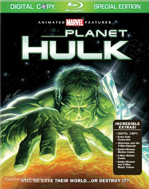Planet Hulk - Blu-Ray movie cover