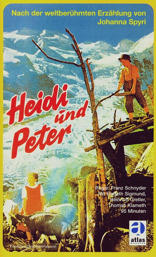 Heidi und Peter - German VHS movie cover