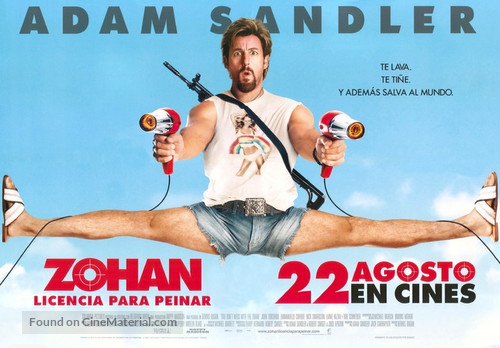 You Don&#039;t Mess with the Zohan - Spanish Movie Poster