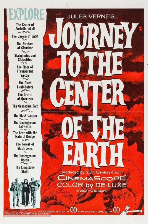 Journey to the Center of the Earth - Movie Poster