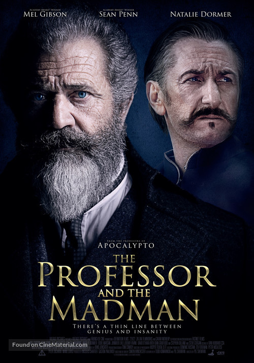 The Professor and the Madman - Belgian Movie Poster