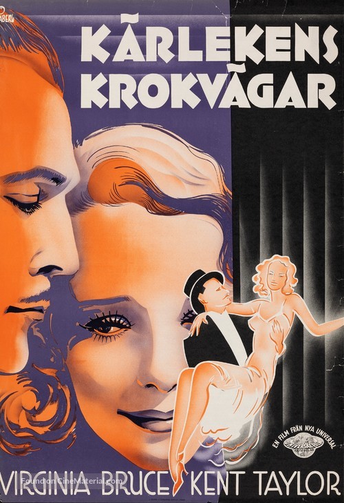 When Love Is Young - Swedish Movie Poster