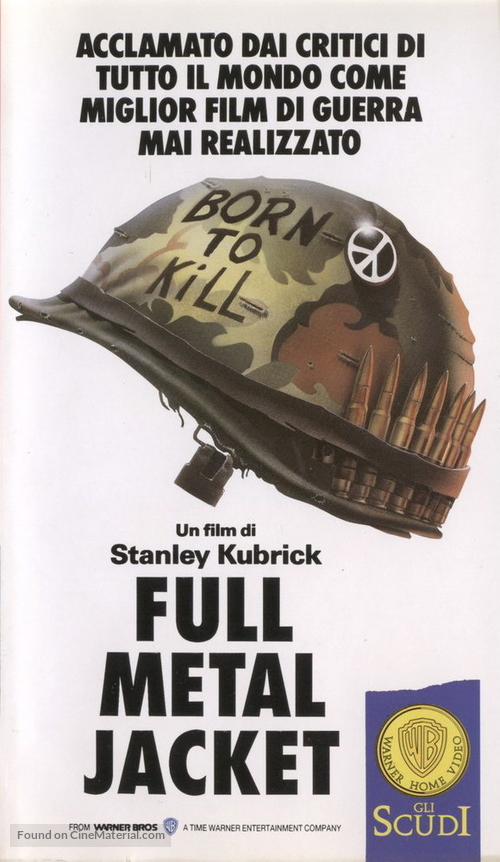 Full Metal Jacket - Italian VHS movie cover