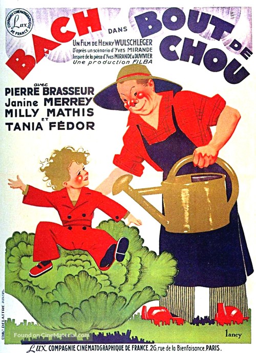 Bout de chou - French Movie Poster