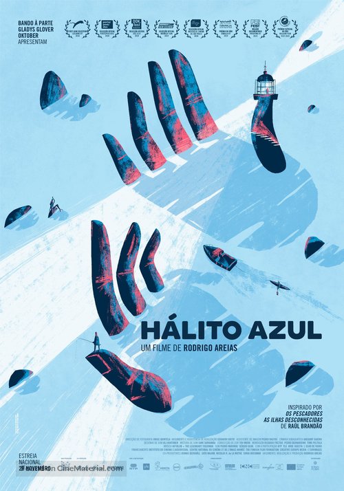 H&aacute;lito Azul - Portuguese Movie Poster